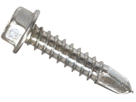 Hillman #12 - 14 x 1 In. Hex Washer Head Self-Drilling Sheet Metal Screw (100 Ct.) Online