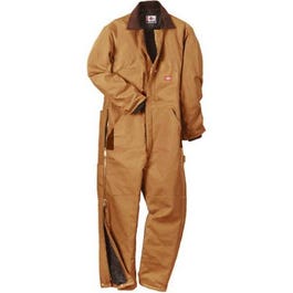 Insulated Coveralls, Tall Fit, Brown Duck, Men s Medium Online now