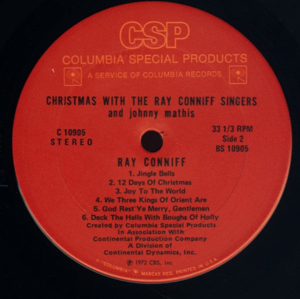 Christmas With Johnny Mathis And The Ray Conniff Singers   Christmas With The Ray Conniff Singers And Johnny Mathis For Cheap