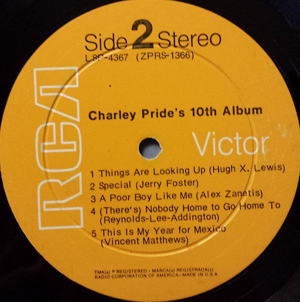 Charley Pride s 10th Album Hot on Sale