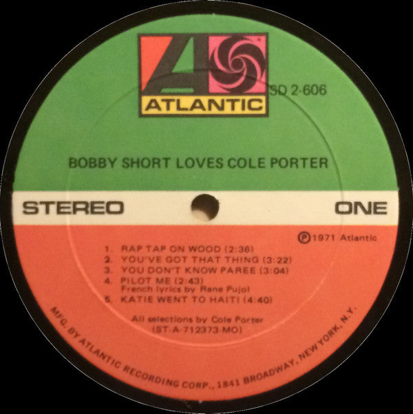 Bobby Short Loves Cole Porter For Sale