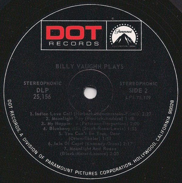 Billy Vaughn Plays Hot on Sale