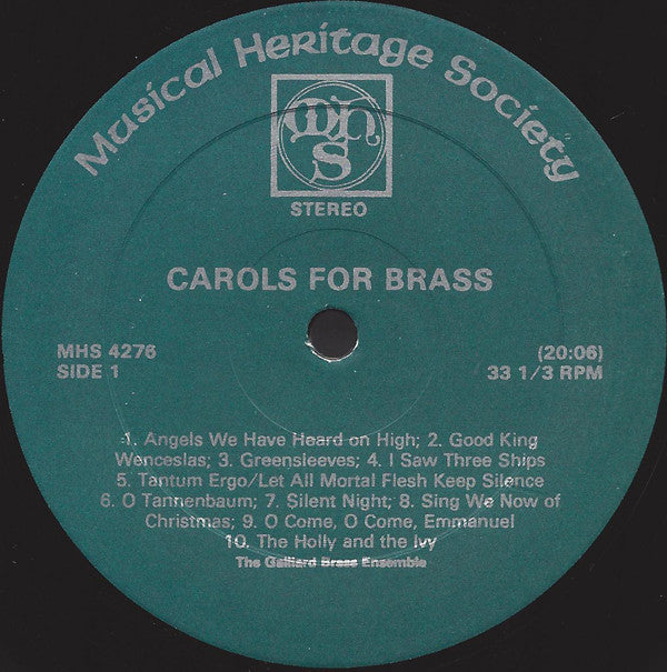 Carols For Brass Fashion