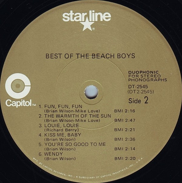 Best Of The Beach Boys For Sale