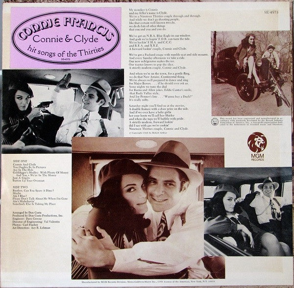 Connie & Clyde - Hit Songs Of The Thirties For Sale