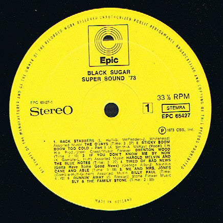 Black Sugar Super Sound  73 Sale