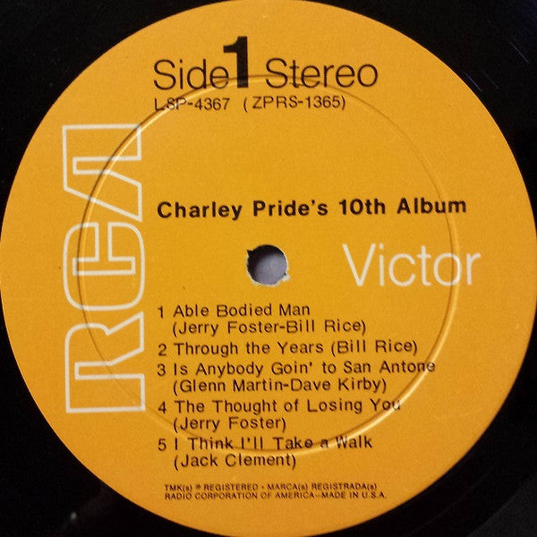 Charley Pride s 10th Album Hot on Sale