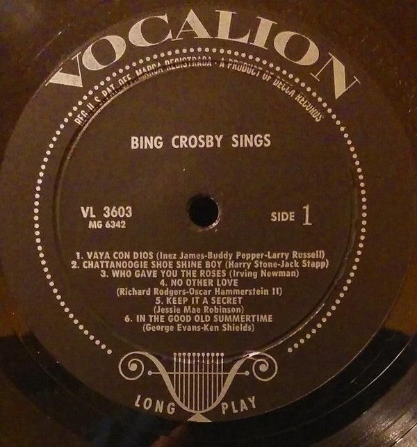 Bing Crosby Sings Sale