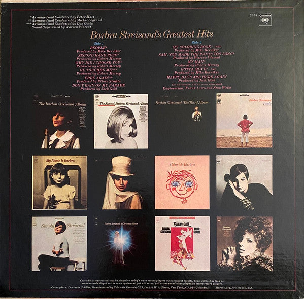 Barbra Streisand s Greatest Hits Fashion