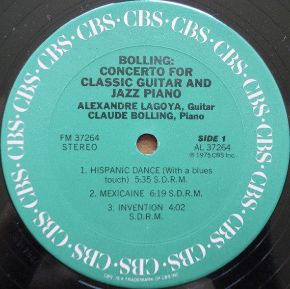 Bolling: Concerto For Classic Guitar And Jazz Piano Online Sale