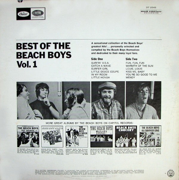 Best Of The Beach Boys For Sale